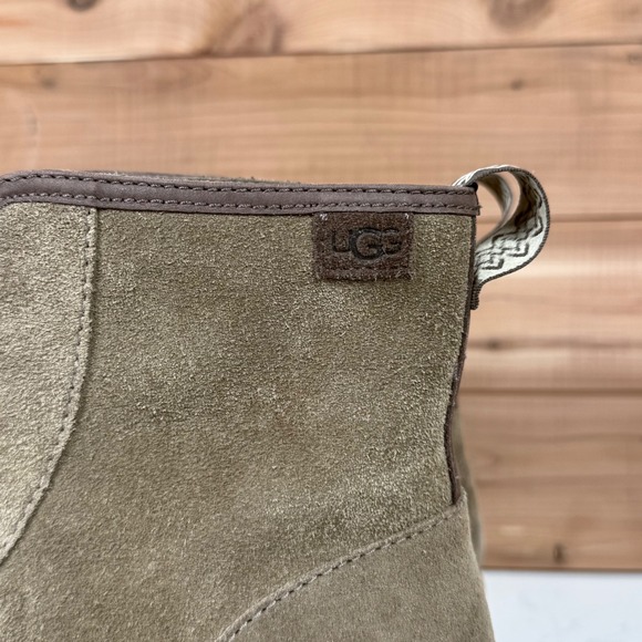 UGG Women Cityfunc Zip Water-Resistant Platform Bootie‎ Hickory Suede Size 12 - Picture 15 of 15